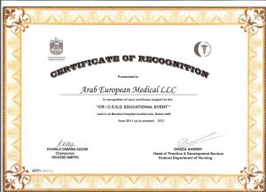 fujairah-hospital-certificate-of-recognition